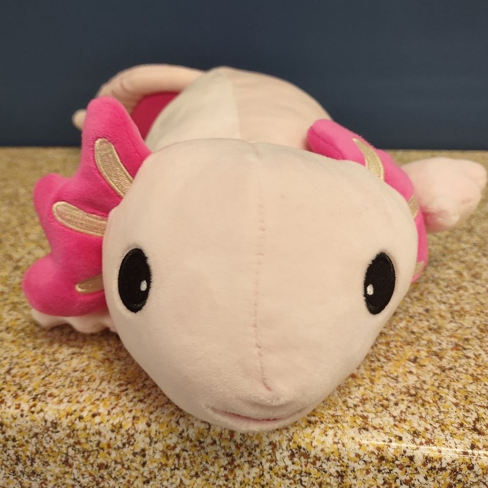 βFiesta Snugglies Pink Axolotl Plush Stuffed animal 10.5in - Picture 7 of 16